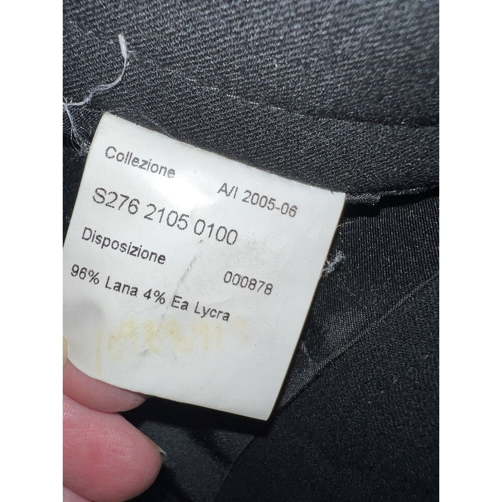 Piazza Sempione Skirt Womens 8 Italy Wool Blend capsule Career Timeless *Flaw - Picture 9 of 12